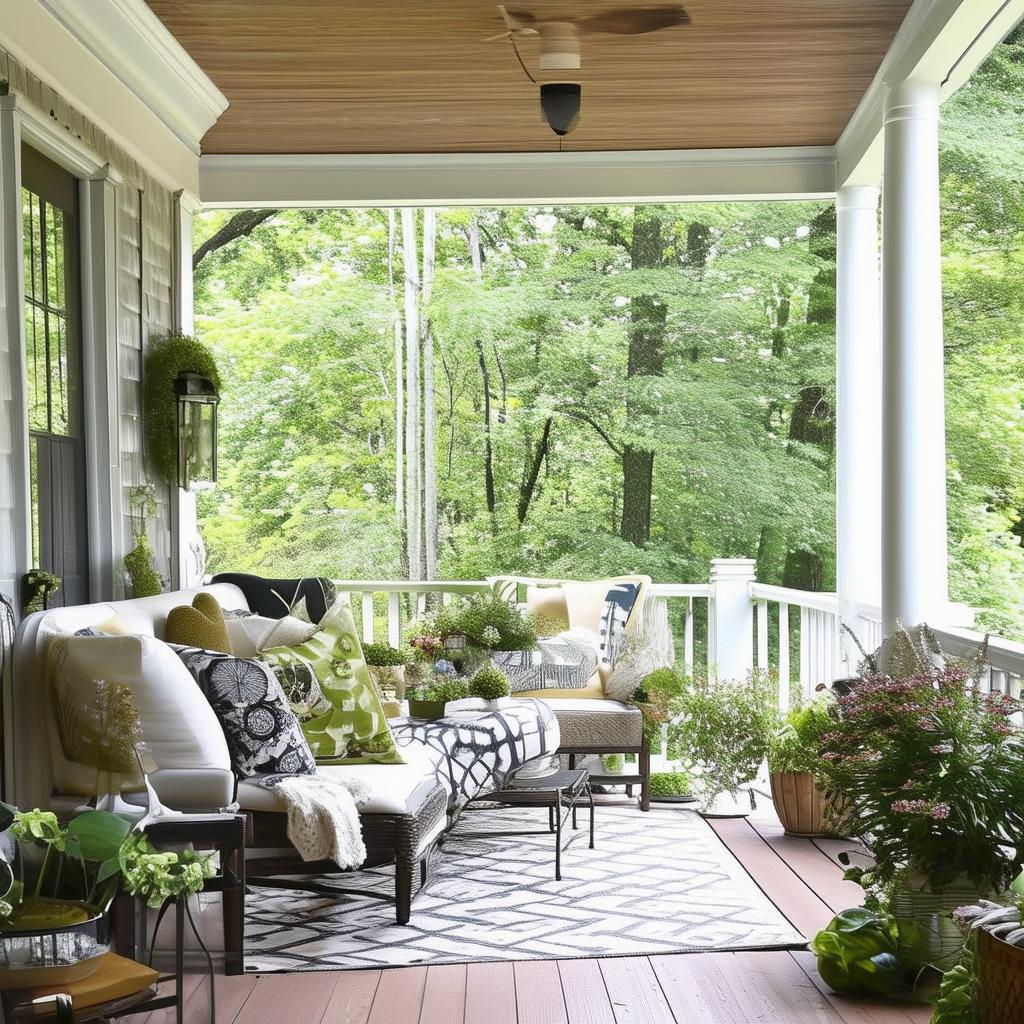 Creative Covered Back Porch Inspiration