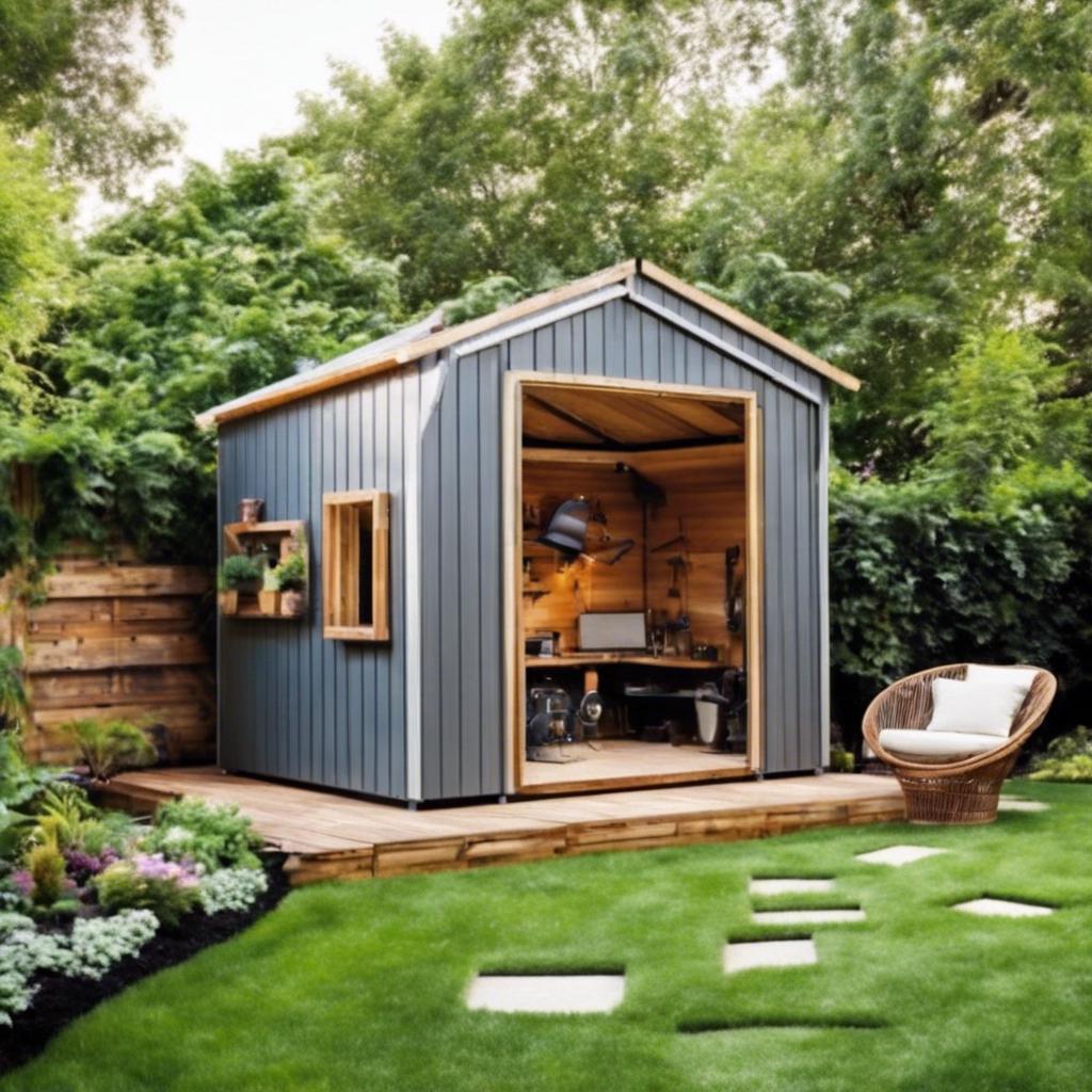 Adding Personality to Your Outdoor Space with Shed Facade Ideas