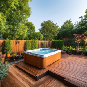 The Ultimate Guide to Creating a Relaxing Backyard Oasis with a Deck and Hot Tub