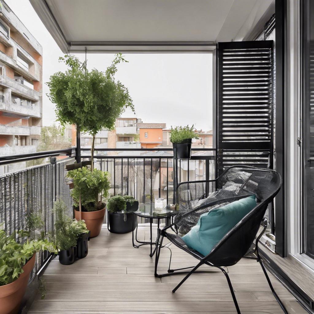 Blending Style and Functionality in Small⁣ Balcony Design