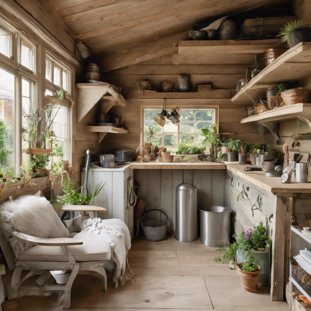 Embracing Natural Elements in ‌Garden Shed Decor