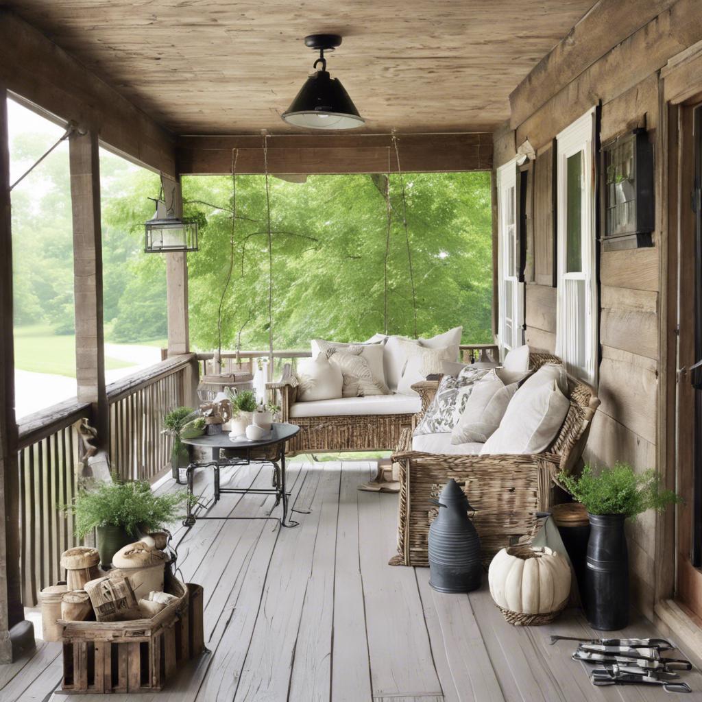 2.‍ Embrace Natural ​Elements⁢ for a Charming Rustic⁣ Porch