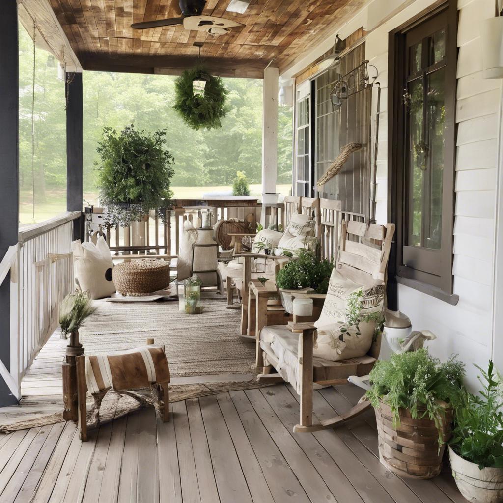 4. Create ‍a Relaxing Retreat with Rustic Porch ⁤Furniture