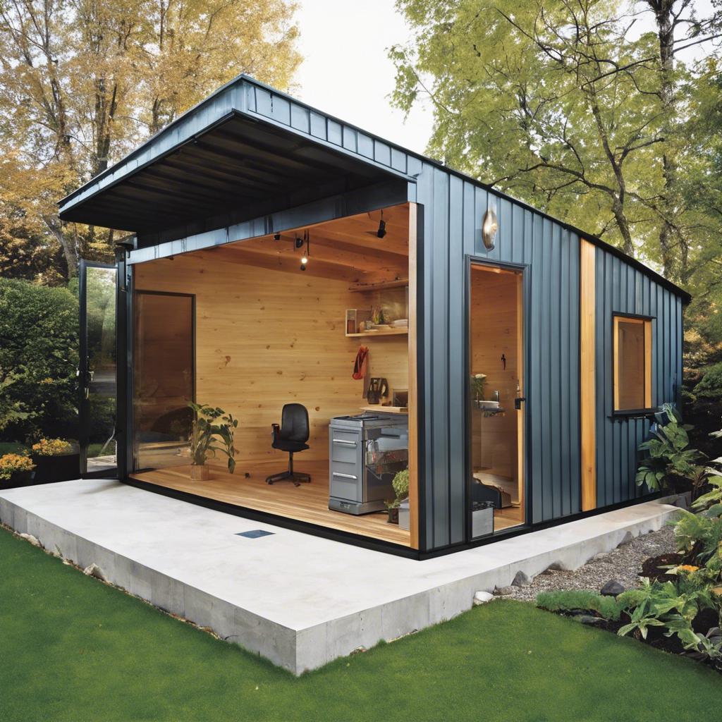 Smart‌ Integration: Incorporating Technology into Modern Shed Designs