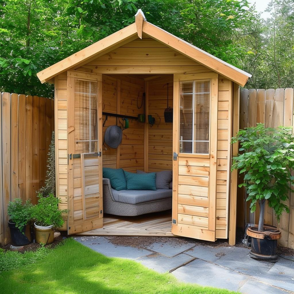 Creative Corner Shed Inspiration for Cozy Backyards