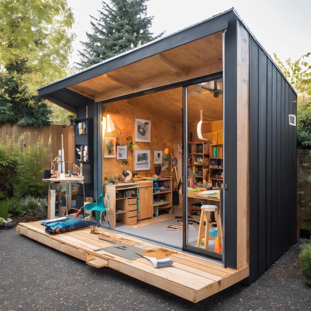 Crafting Creativity: The Ultimate ⁤Modern‍ Art Studio‌ Shed