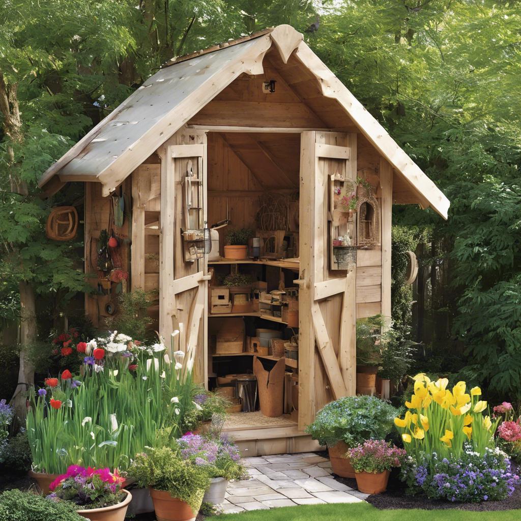 Adding Charm with Rustic Flair: Vintage ⁣Garden Shed Designs