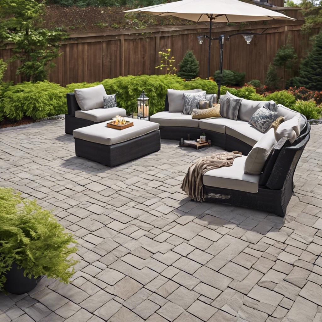 Embracing Nature ‍with Natural Stone Paver Patio Designs