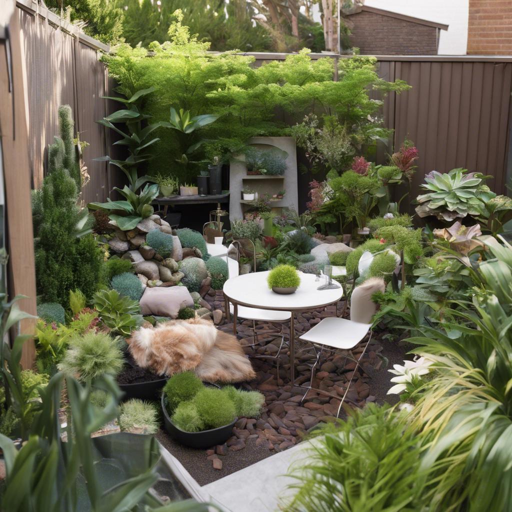 Designing a Miniature Oasis:‌ Small Garden Landscape Ideas