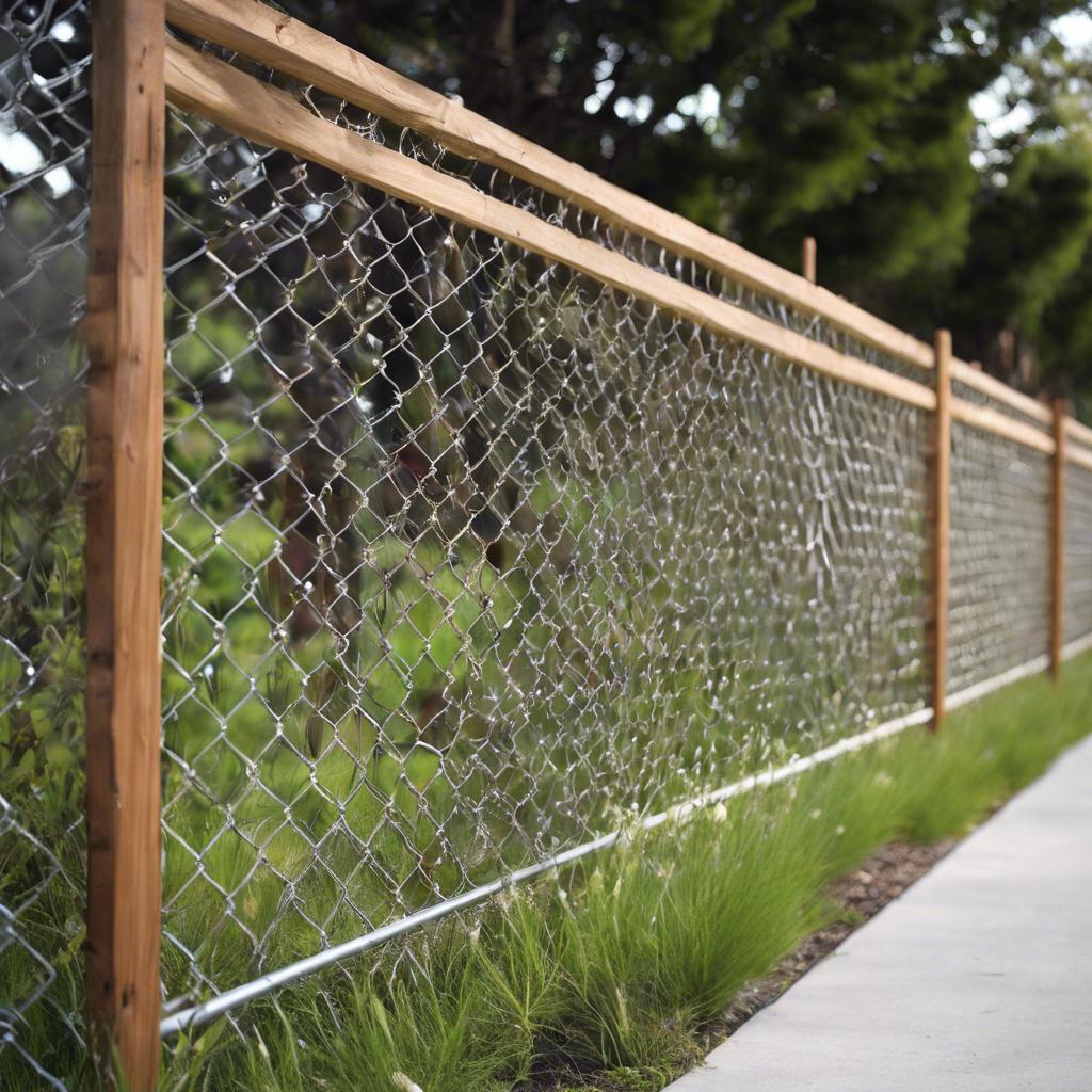 2. Modern Elegance: Contemporary Design Trends​ for Wood and Wire Fence Ideas