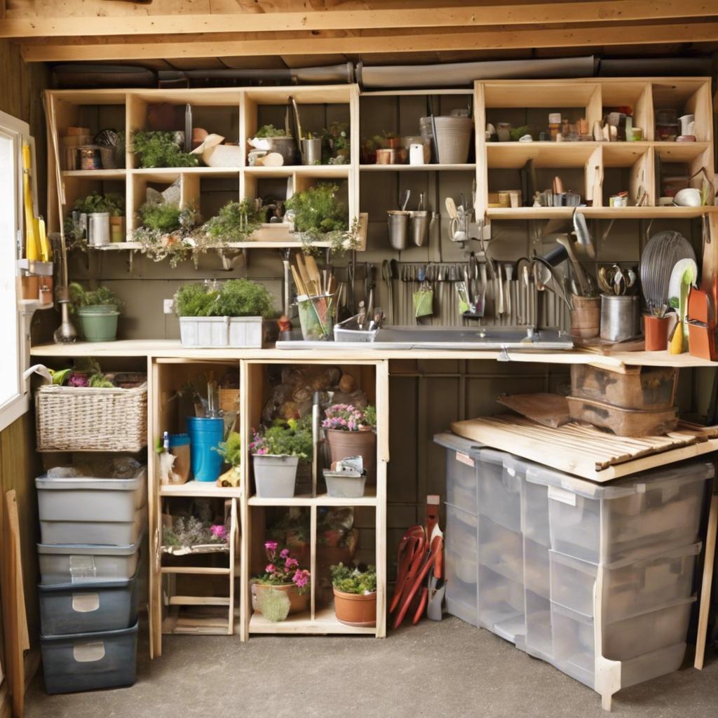 DIY Storage Projects to Customize Your Garden Shed Organization