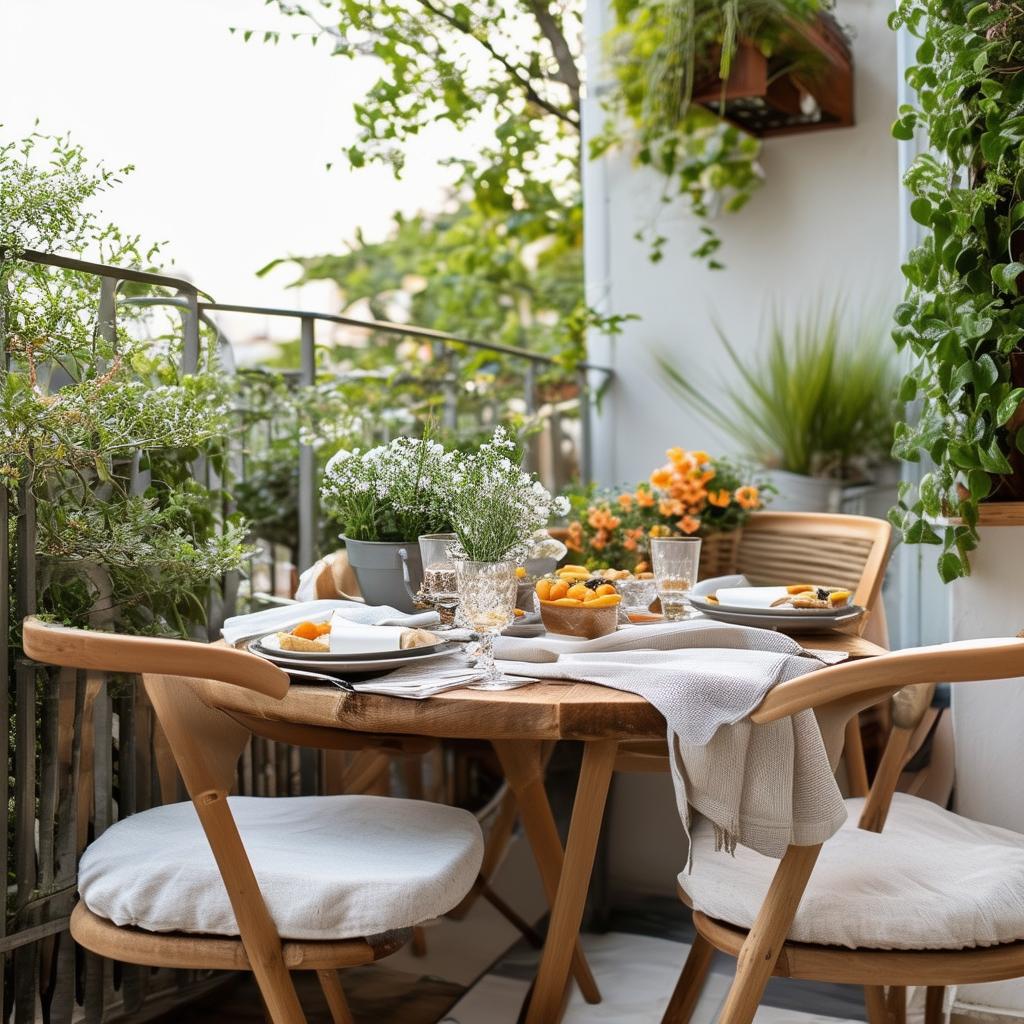 Al⁣ Fresco Dining: Tips for Creating a Dining ​Area‍ on a Small ‌Balcony