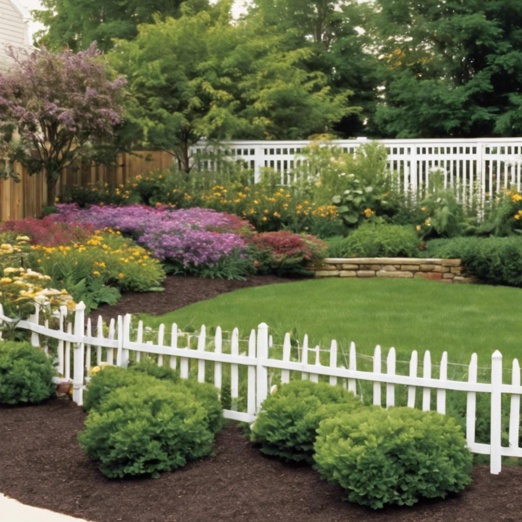 Maintaining and caring for fence-side gardens