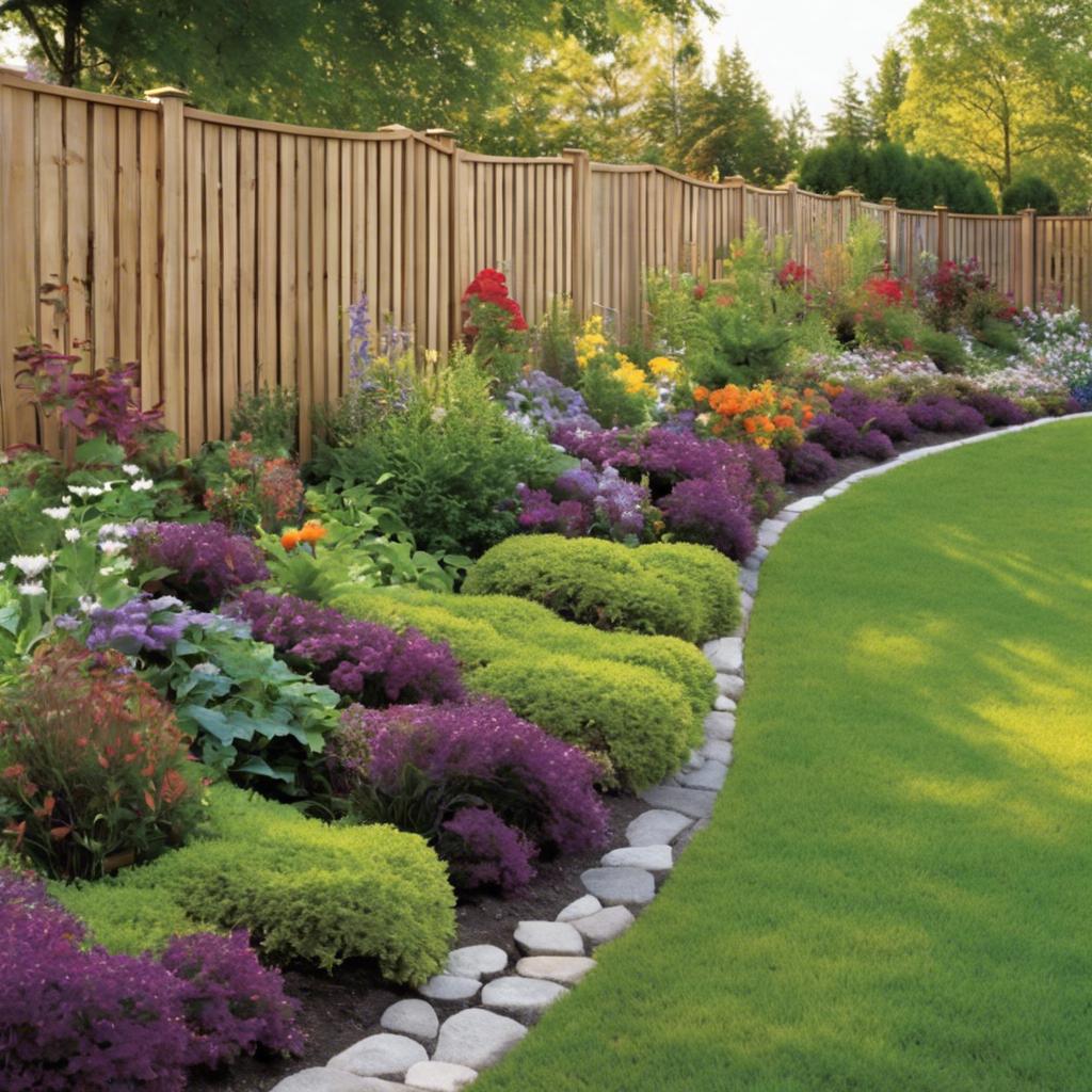 Tips for landscaping along fence lines