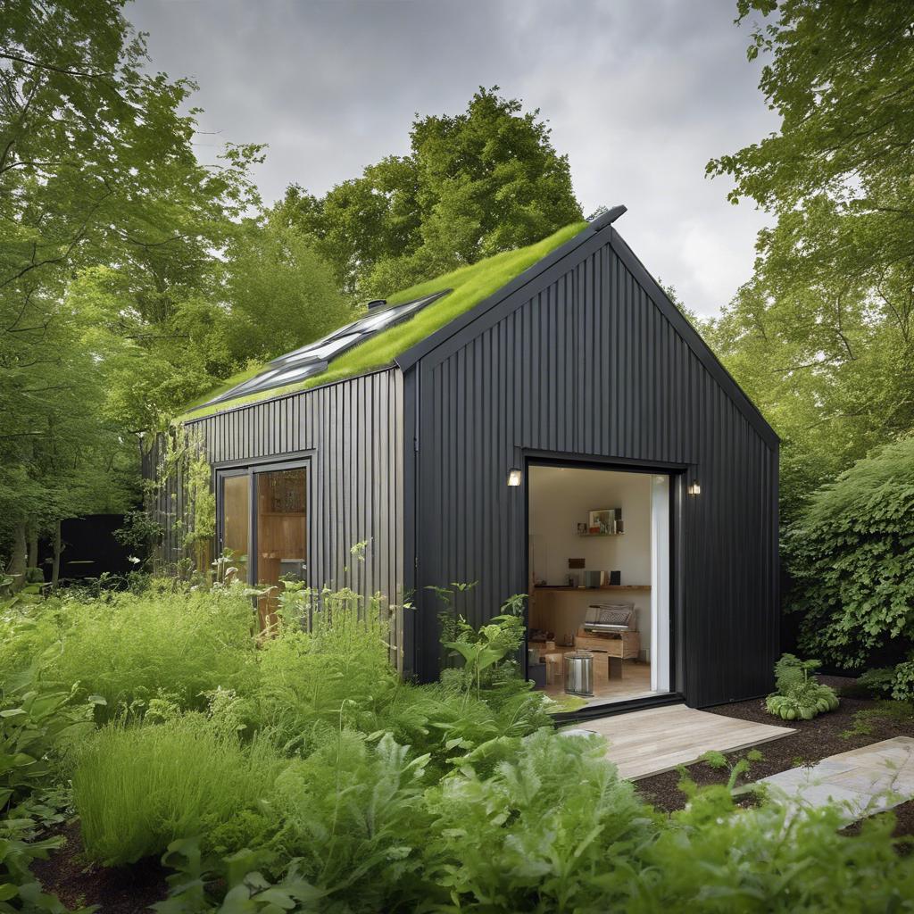 Creating a Relaxing Oasis with a Green Roof Shed