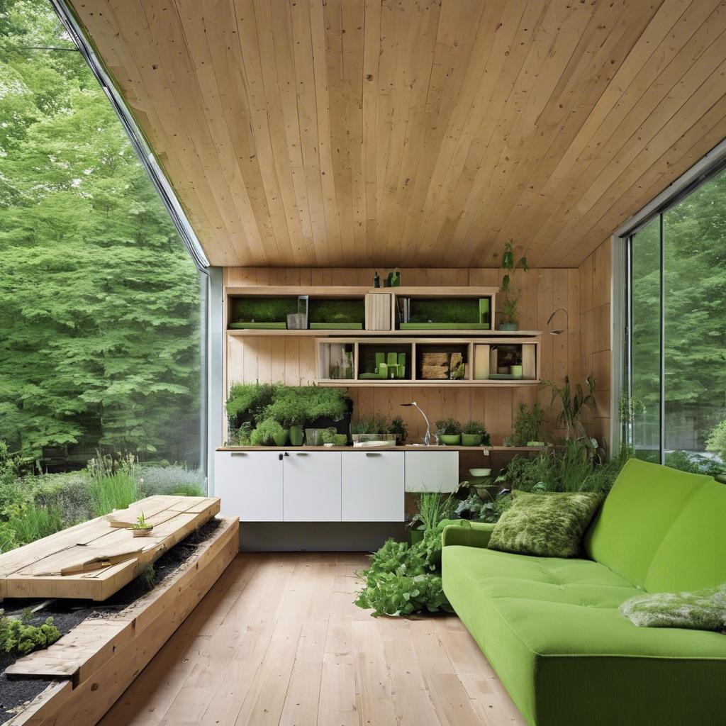 Design Elements for ​a Contemporary Green Roof Shed