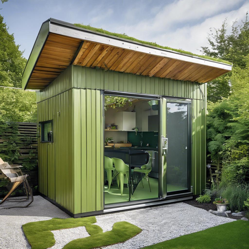 Innovative Uses for Modern Sheds with Green Roofs