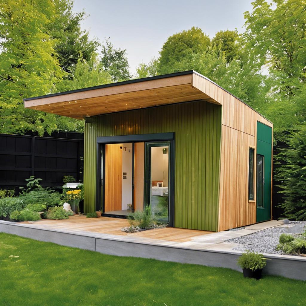 Green Style: ‌Eco-Friendly Modern Shed Design