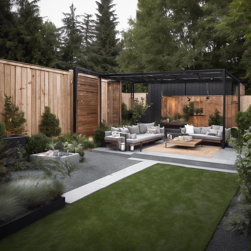 Maximizing Functionality and⁢ Comfort in Modern Backyard⁢ Layouts