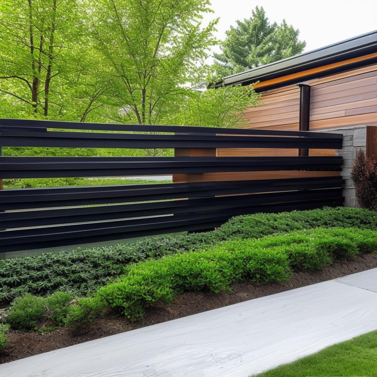 Breaking Boundaries: Contemporary Horizontal Fence Ideas for a Stylish Outdoor Look