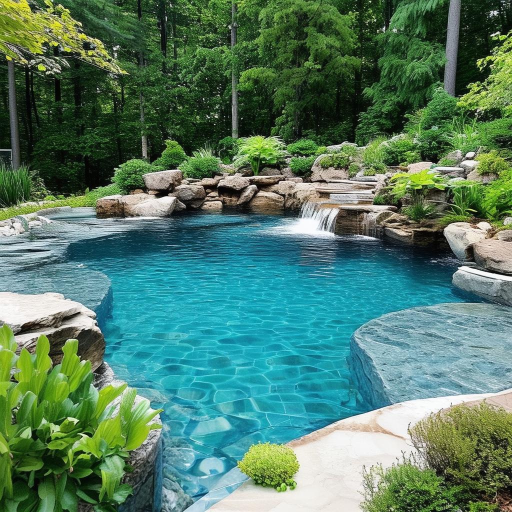 Harmonious Integration: Landscaping a Natural Swimming Pool