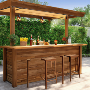 Outdoor Oasis: The Ultimate Patio Bar for Drinks and Snacks in Entertaining Spaces