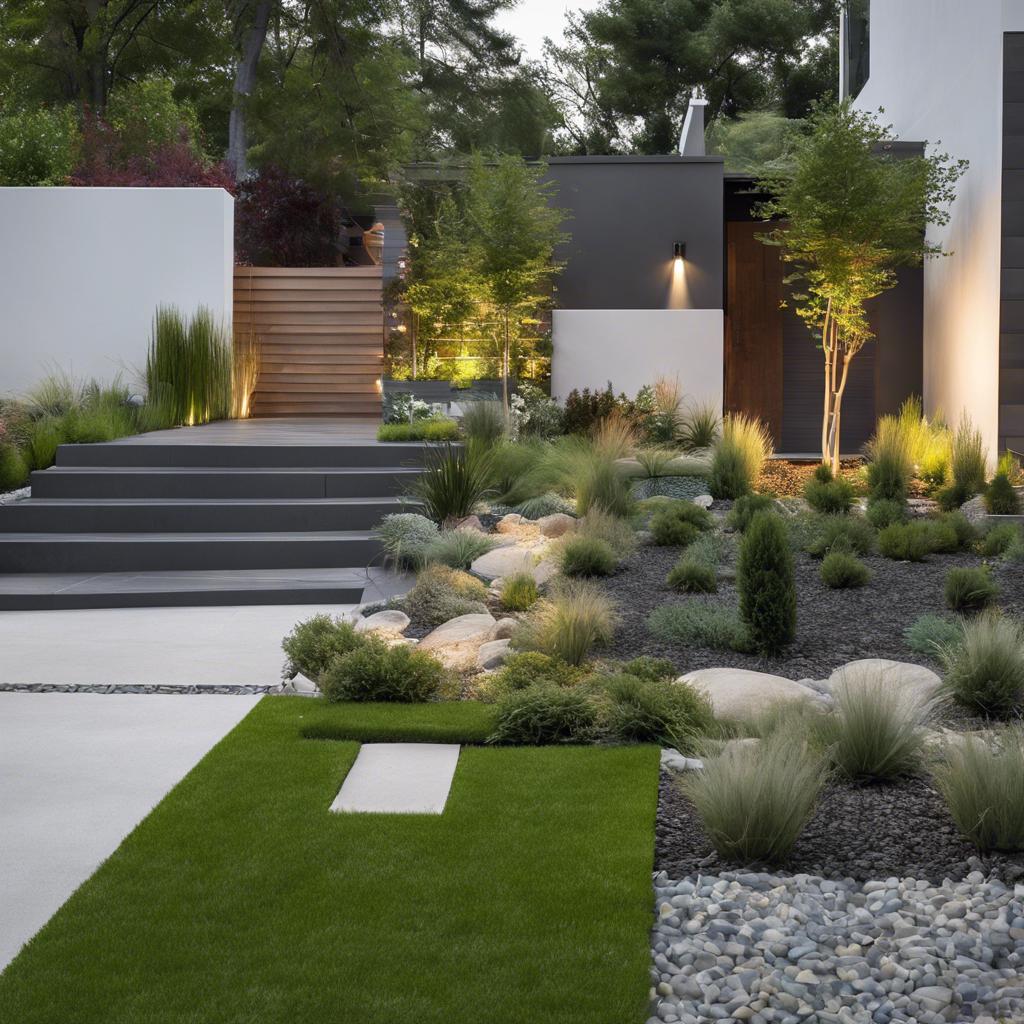 Enhancing Curb⁣ Appeal with Stylish Features‌ in Your ​Modern⁢ Front Yard‌ Design