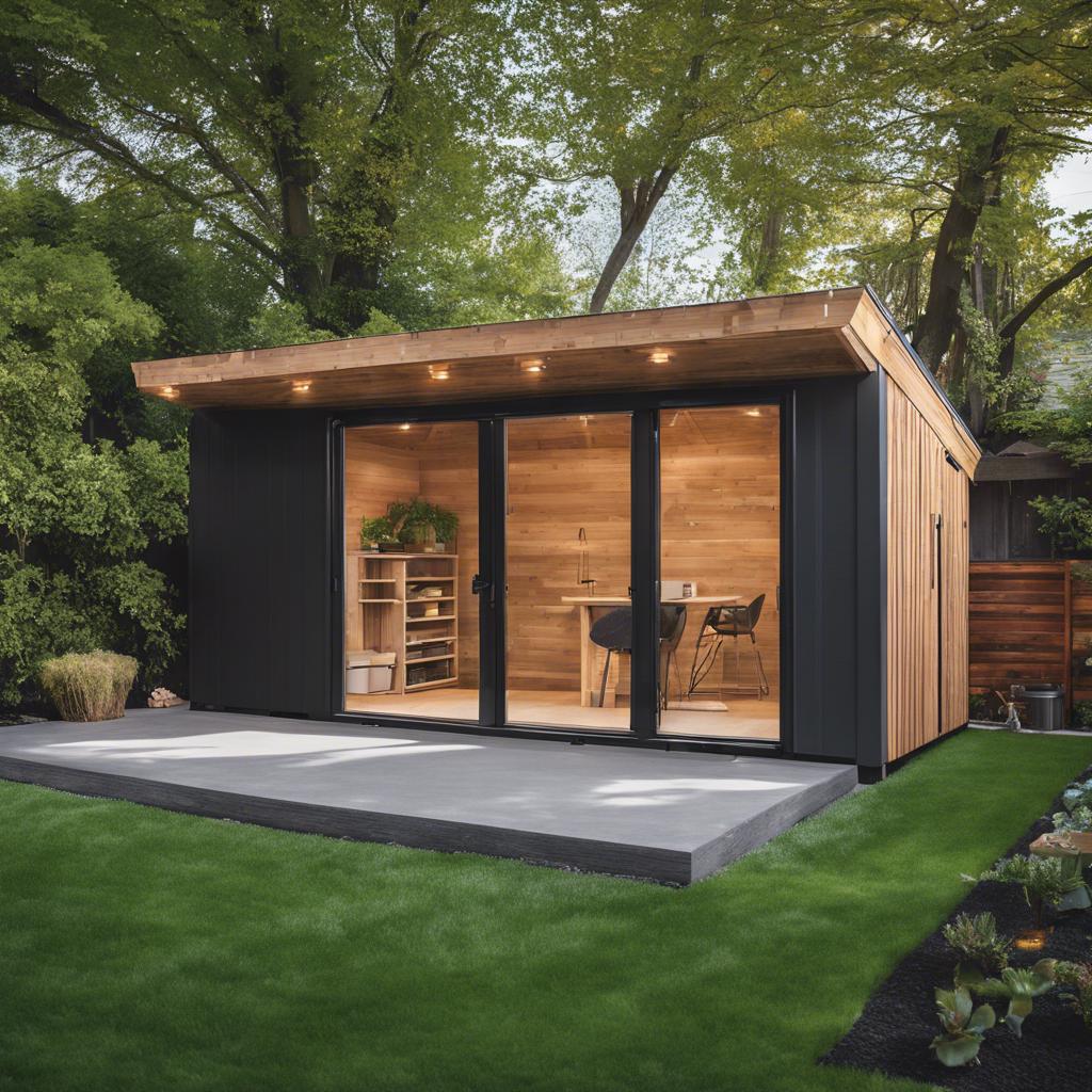 Creating a Multi-Functional Oasis with Modern ‍Shed Designs