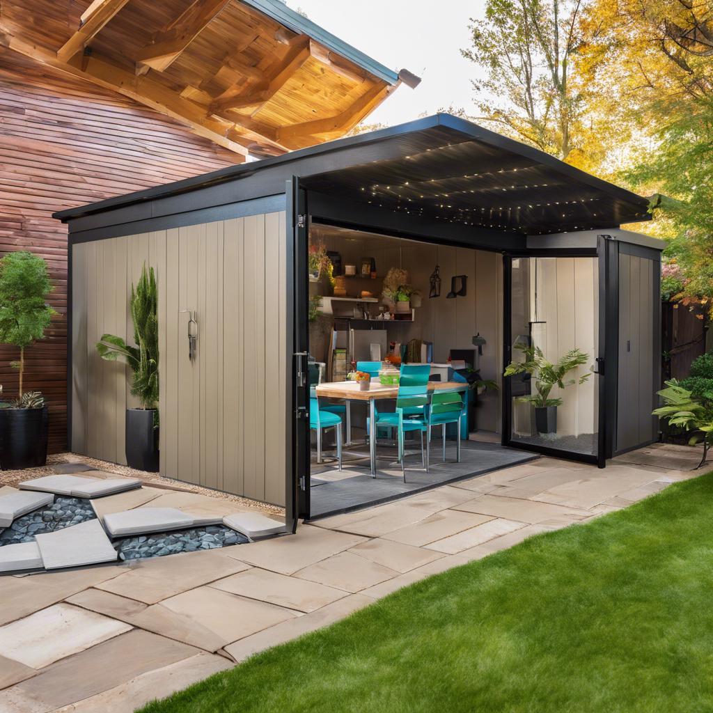 Creating a Stylish⁢ Retreat⁤ with Contemporary ​Shed⁣ Designs