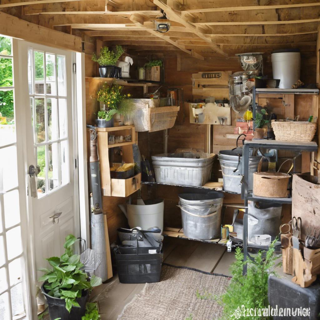 Tips for Maintaining ​a Tidy Garden Shed