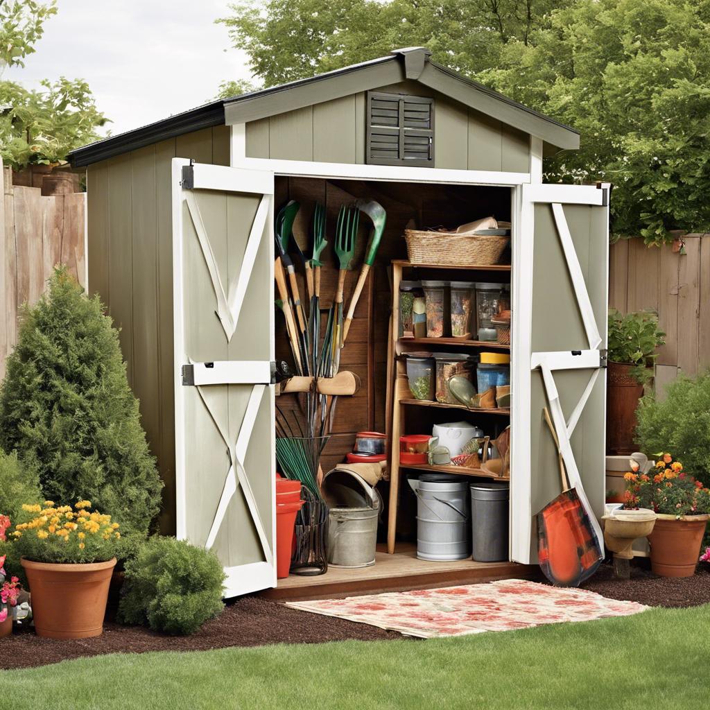 Customizing Your Garden Shed for Optimal Storage