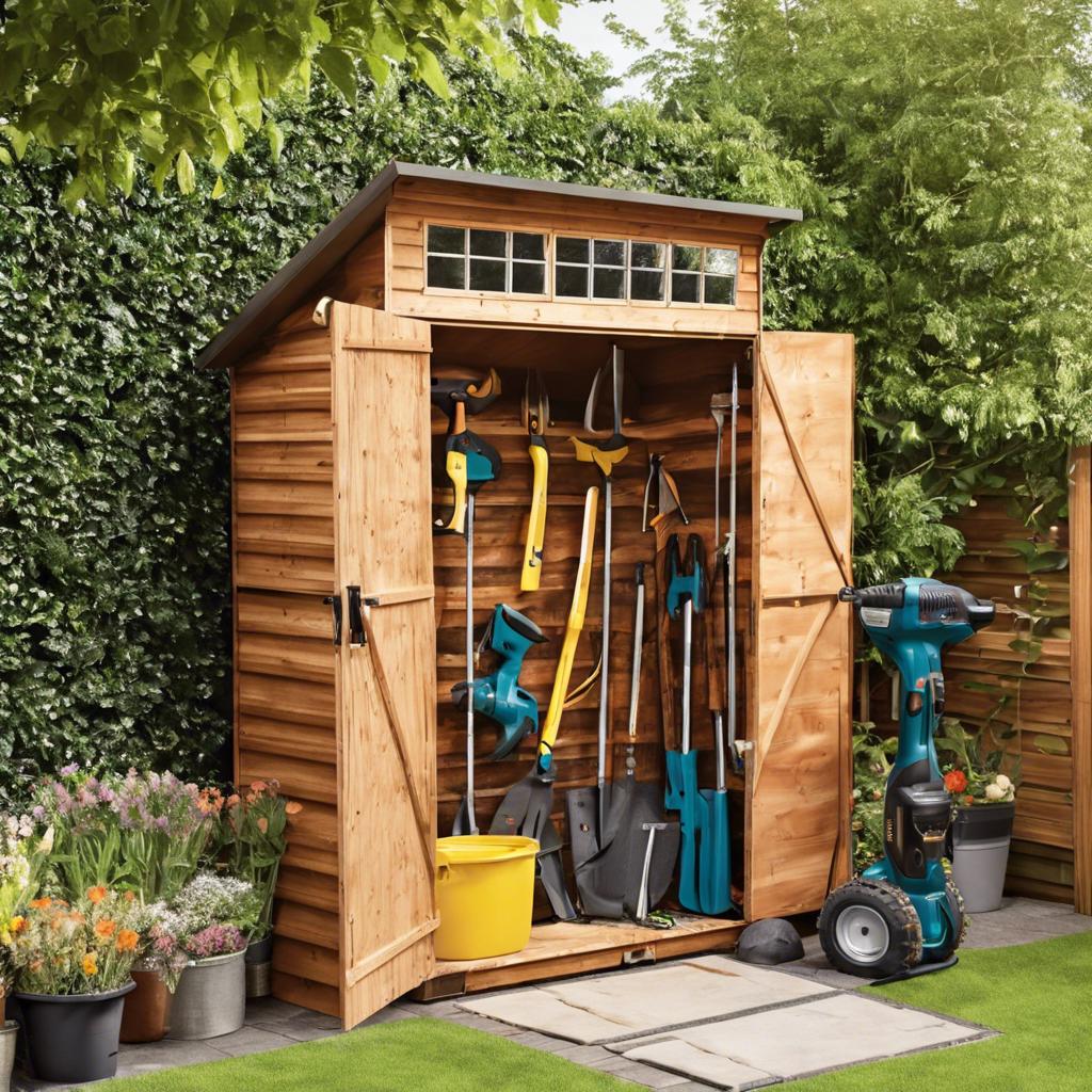 Organizing Tools​ and Equipment Inside ⁤Your Shed