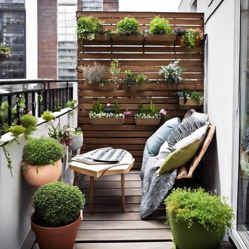 Urban Oasis: ‍Creative Small​ Balcony Design Ideas