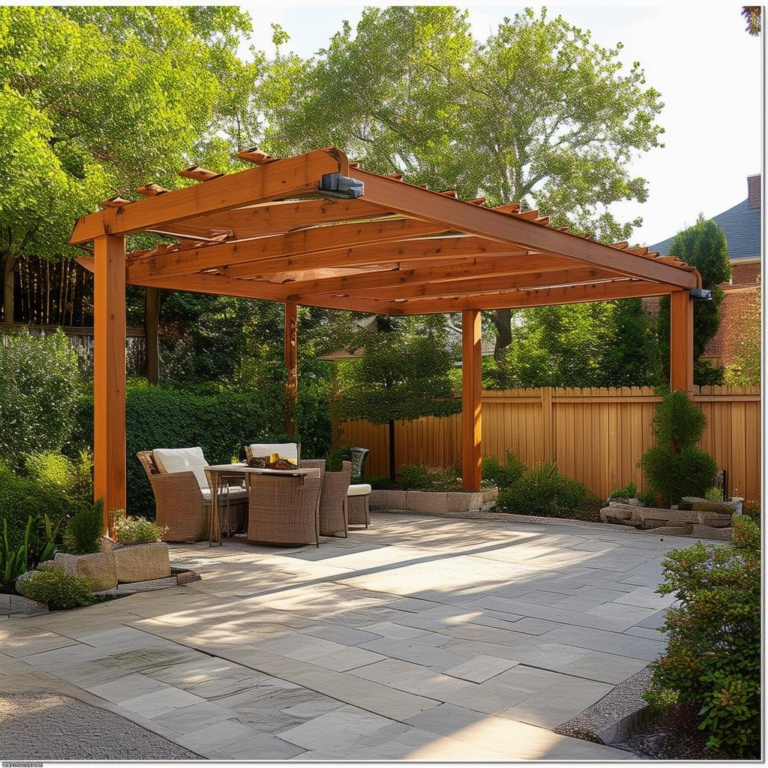 Enhance Your Outdoor Space with a Wooden Pergola