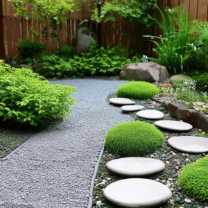 Creating Serenity: Backyard Zen Gardens and Stepping Stones