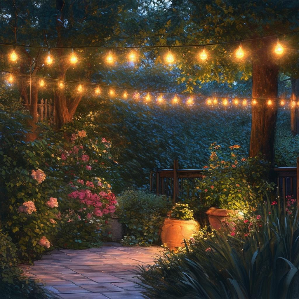 Illuminate Your Outdoor Space with Charming Backyard Lights