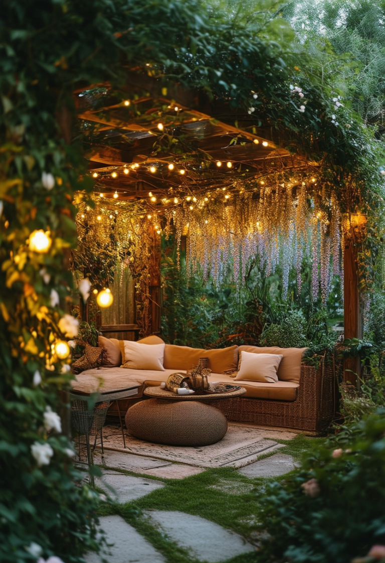 Charming Pergola Ideas for Compact Gardens