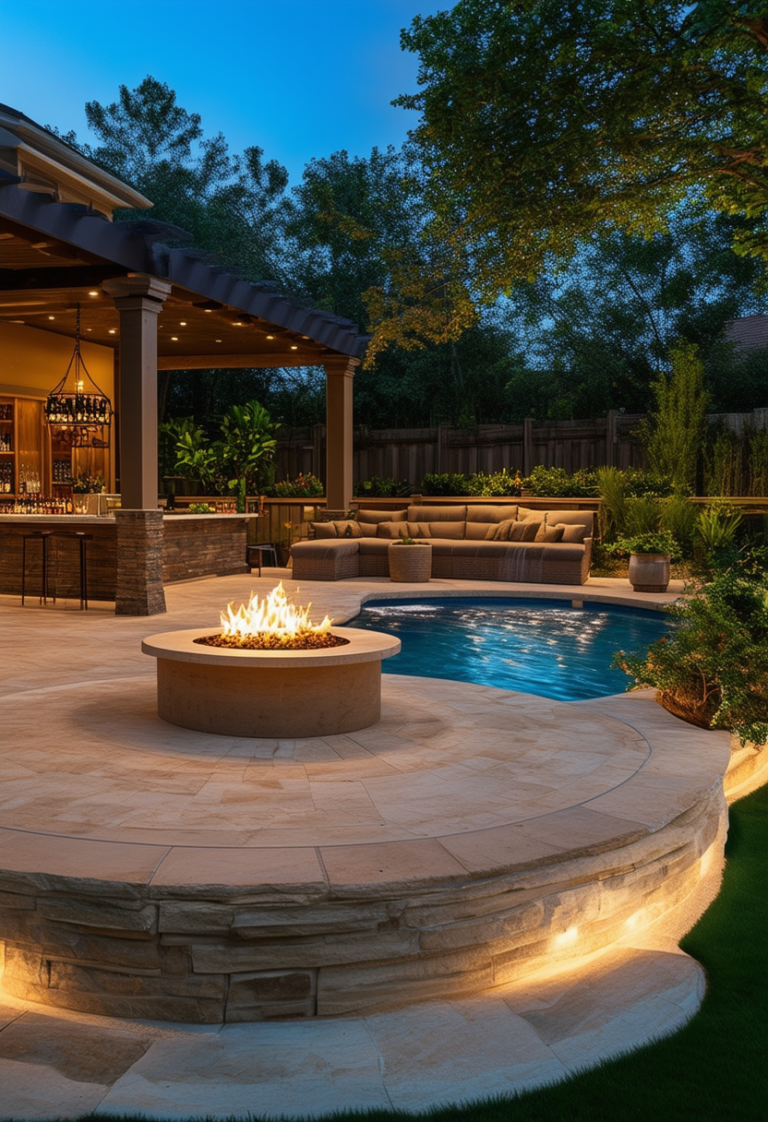 Creating a Dreamy Circular Pool Deck: Design Inspirations