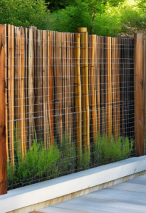 Creative Inspirations: Wood and Wire Fence Ideas