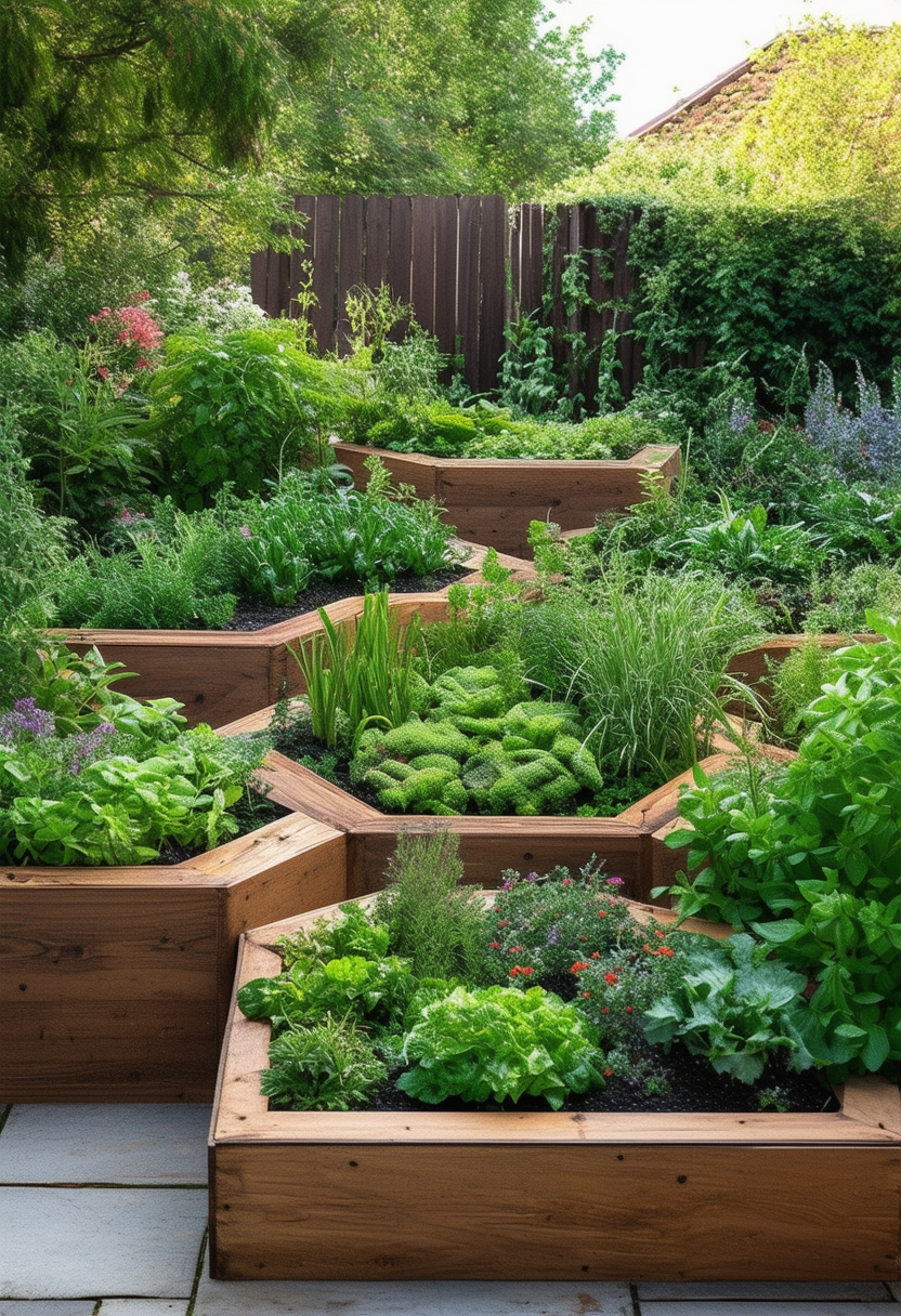 Elevate Your Garden: Unique Raised Bed Layout Inspiration