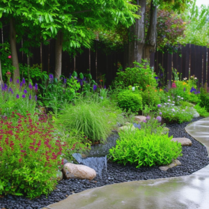 Harmonizing Nature: Creative Rain Garden Landscaping for Sustainable Water Management