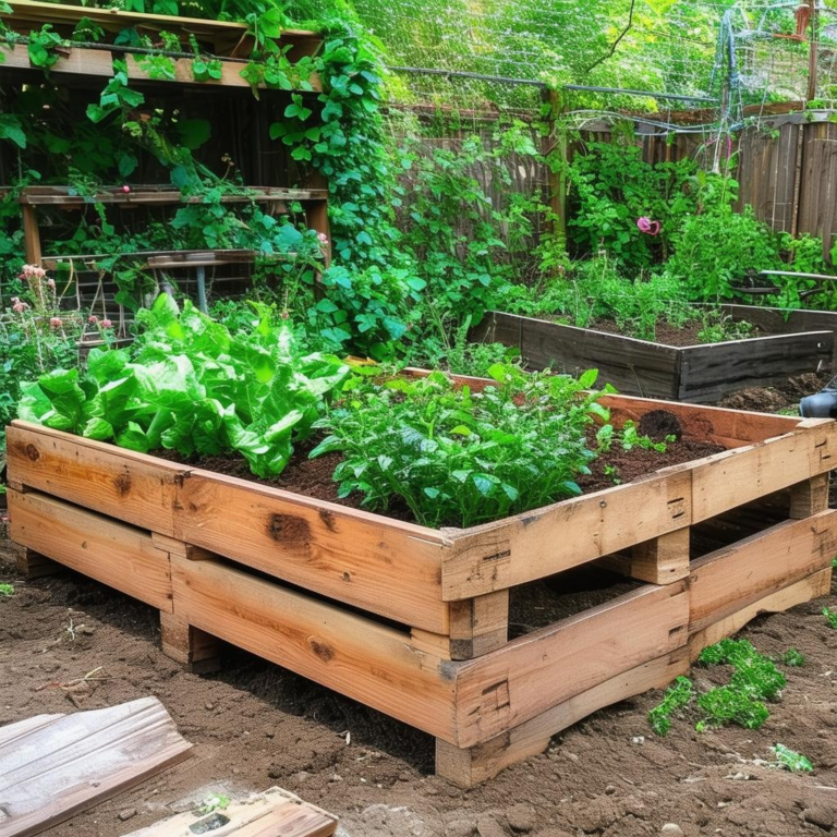 The Art of Building Pallet Raised Garden Beds