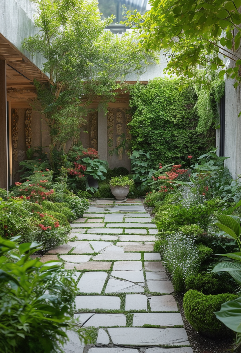 Serene Oasis: Inspirational Courtyard Garden Ideas