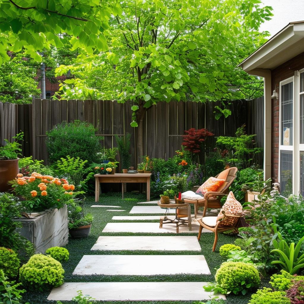 Charming Oasis: Transforming Your Tiny Backyard with Creative Landscaping