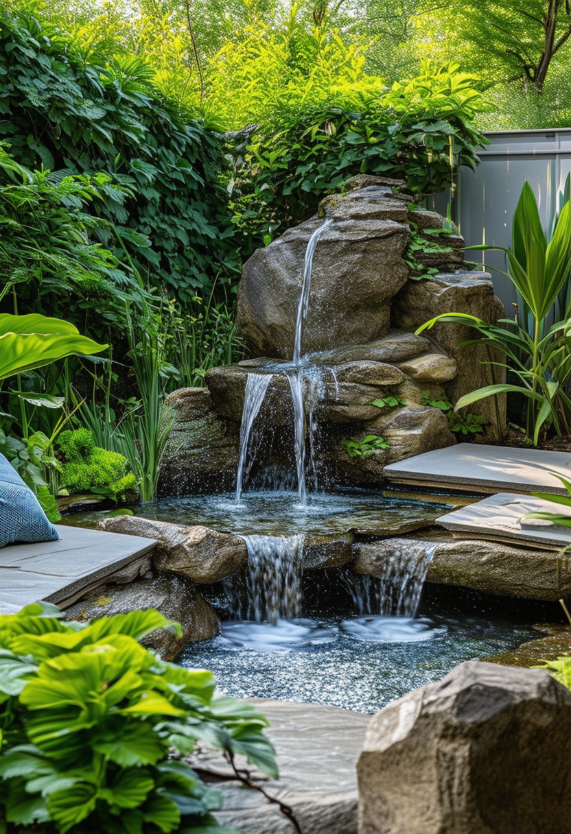 Tranquil Cascades: Creating a Soothing Garden Oasis