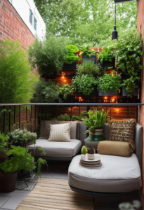 Urban Oasis: Creative Small Balcony Design Ideas