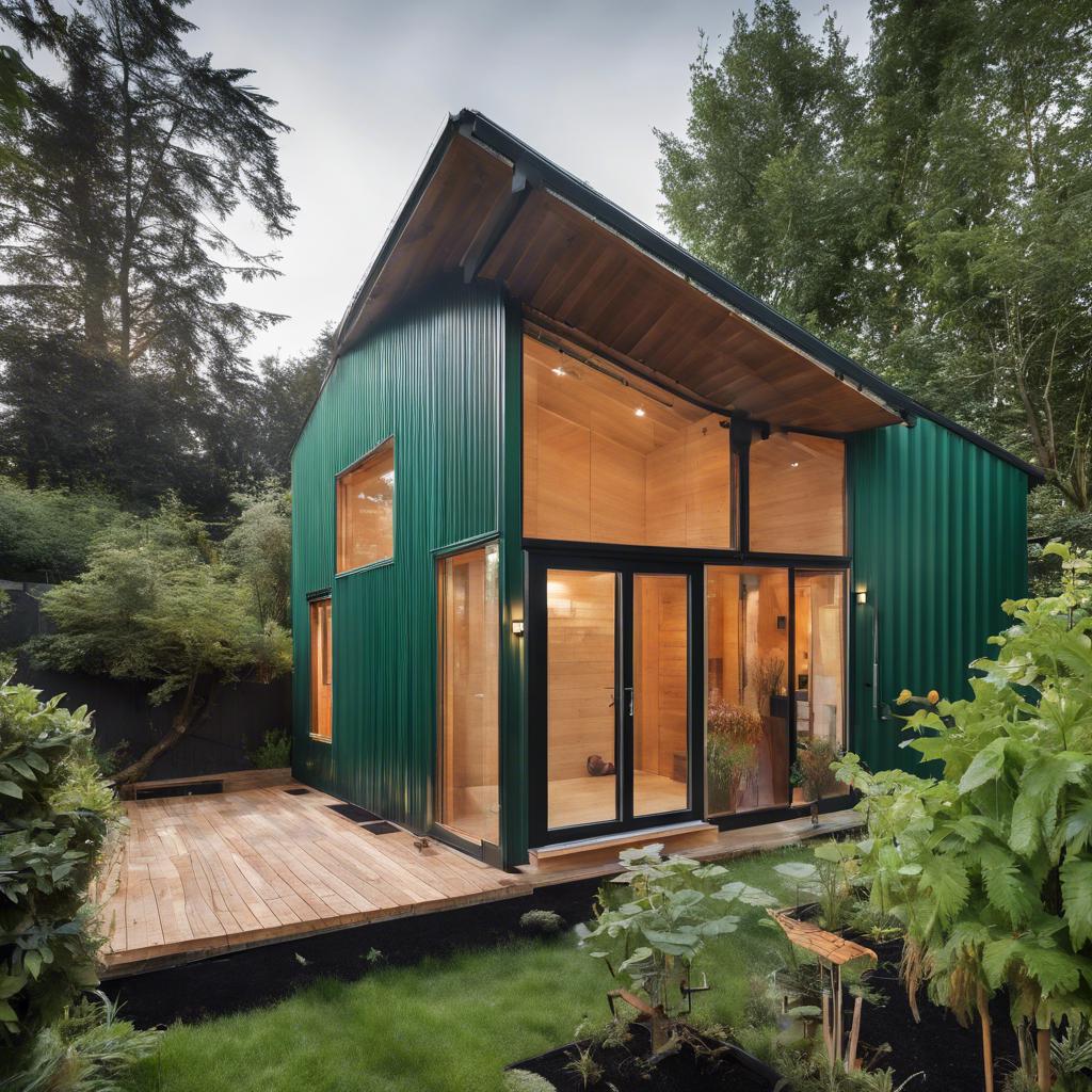 Modern Shed Design:⁣ Incorporating Eco-Friendly Features