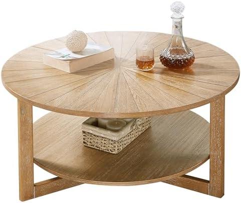 Bringing Rustic Charm Home: Our Take on the Round Coffee Table