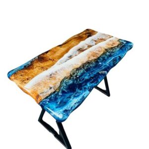 Exploring the Ocean Wave Epoxy Table: Style Meets Durability