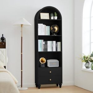 Exploring Elegance: Our Review of the Arched 4-Tier Bookcase